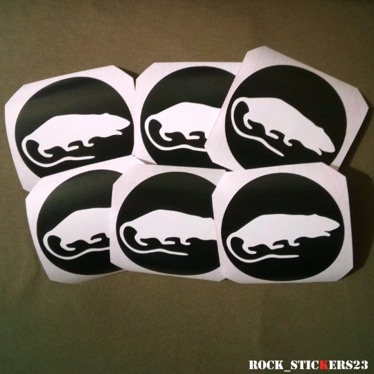 D'arcy Wretzky Rat bass stickers vinyl Fender decal The Smashing Pumpkins set 6