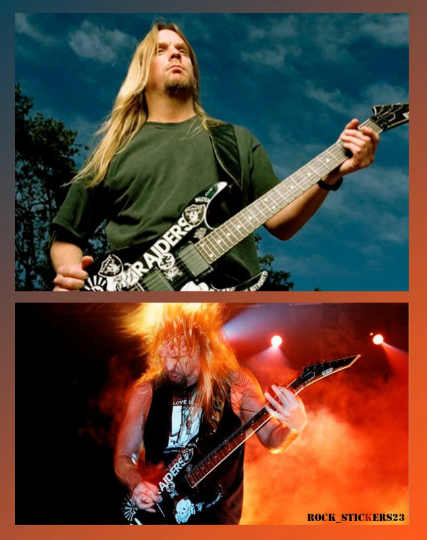 Jeff Hanneman Raiders guitar stickers vinyl decal Slayer ESP Full Set 19