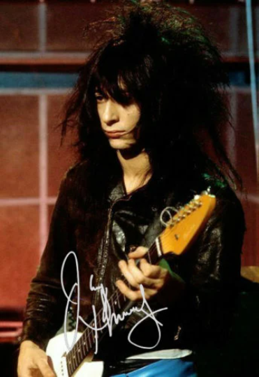 Johnny Thunders Our Lady of Sorrows Guitar Stickers – Gibson Les Paul Junior Vinyl Decals