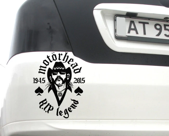 LEMMY KILMISTER Sticker MOTÖRHEAD Vinyl Decal R.i.p Legend In Memory