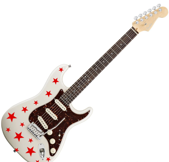 Stickers stars vinyl stylish for all types of guitars set 28 decal to decorate