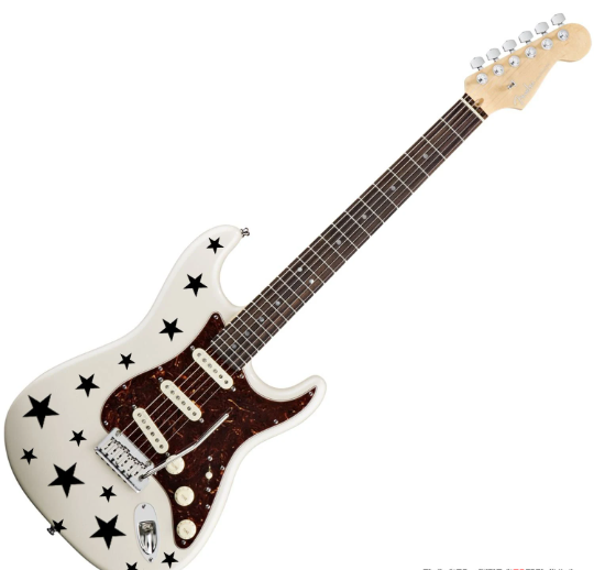 Stickers stars vinyl stylish for all types of guitars set 28 decal to decorate