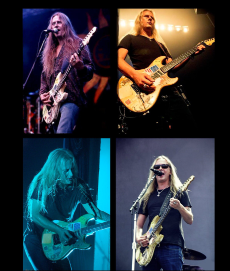 Jerry Cantrell guitar stickers "NO WAR" G&L Rampage decal Alice in Chains set 7