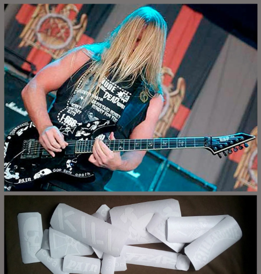 Jeff Hanneman stickers guitar KILL Custom ESP signature vinyl decal Slayer set