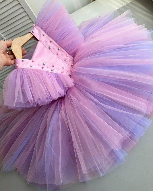 Purple gradient butterfly angel dress