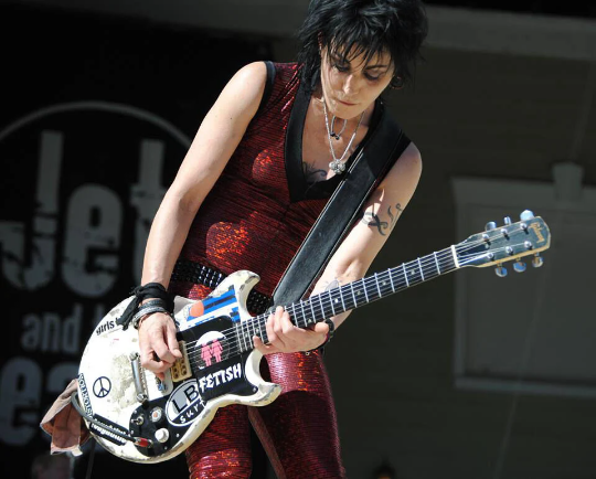 Joan Jett guitar stickers vinyl decal set for Gibson Melody Maker  