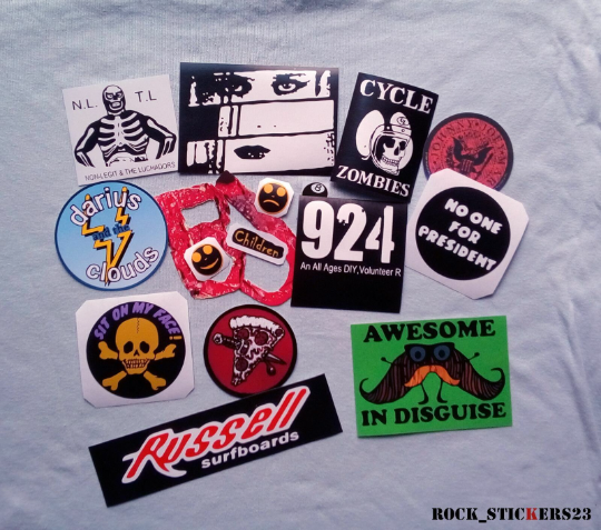 Vinyl guitar decal set inspired by Billie Joe Armstrong