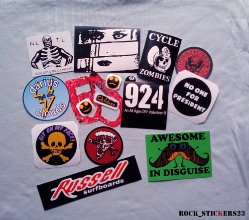 Vinyl guitar decal set inspired by Billie Joe Armstrong