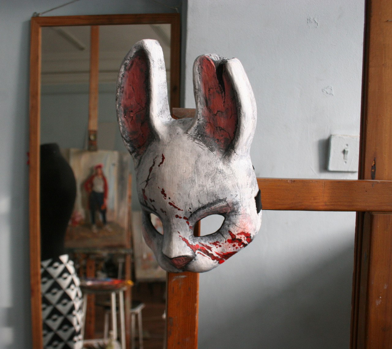 Huntress mask from Dead by Daylight gaming cosplay
