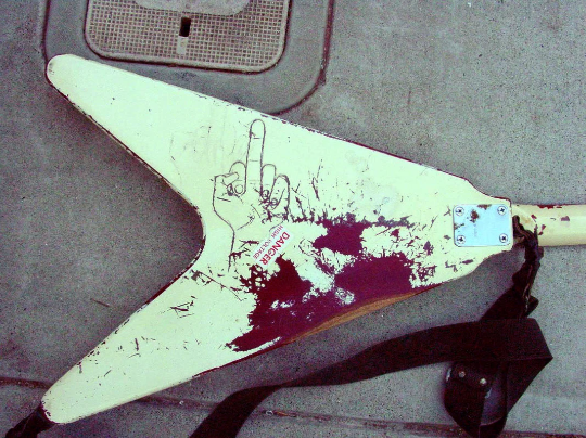 James Hetfield inspired vinyl stickers for guitar