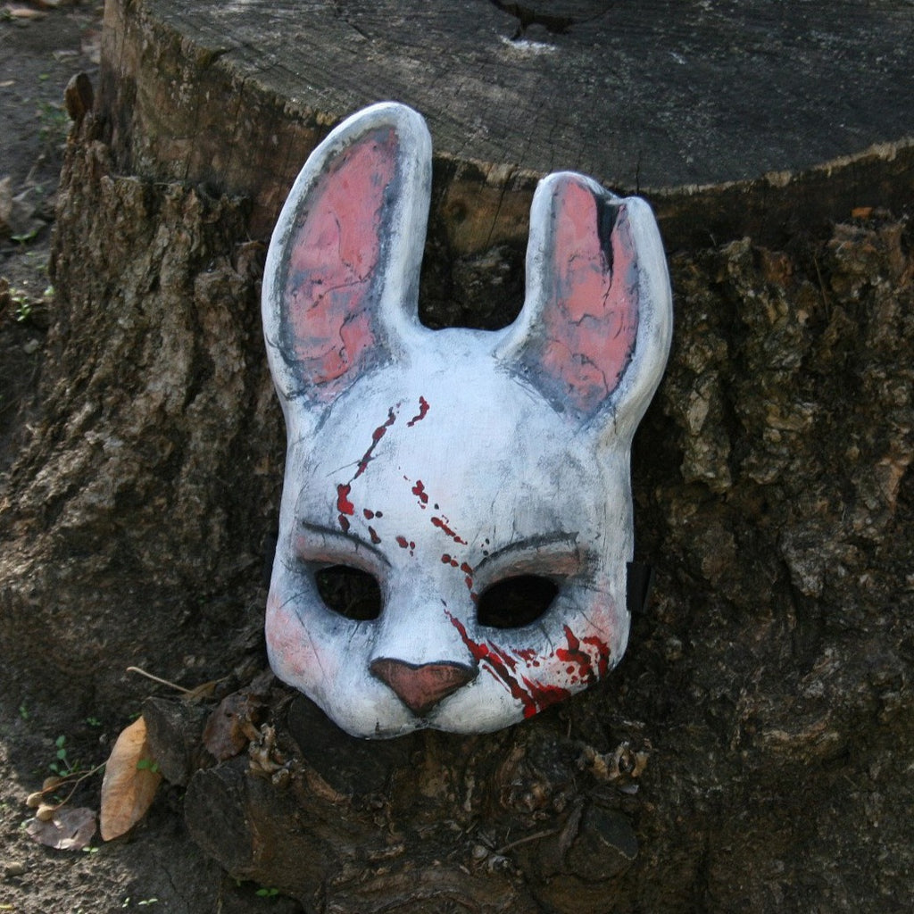 Dead by Daylight cosplay mask wearable detailed close-up