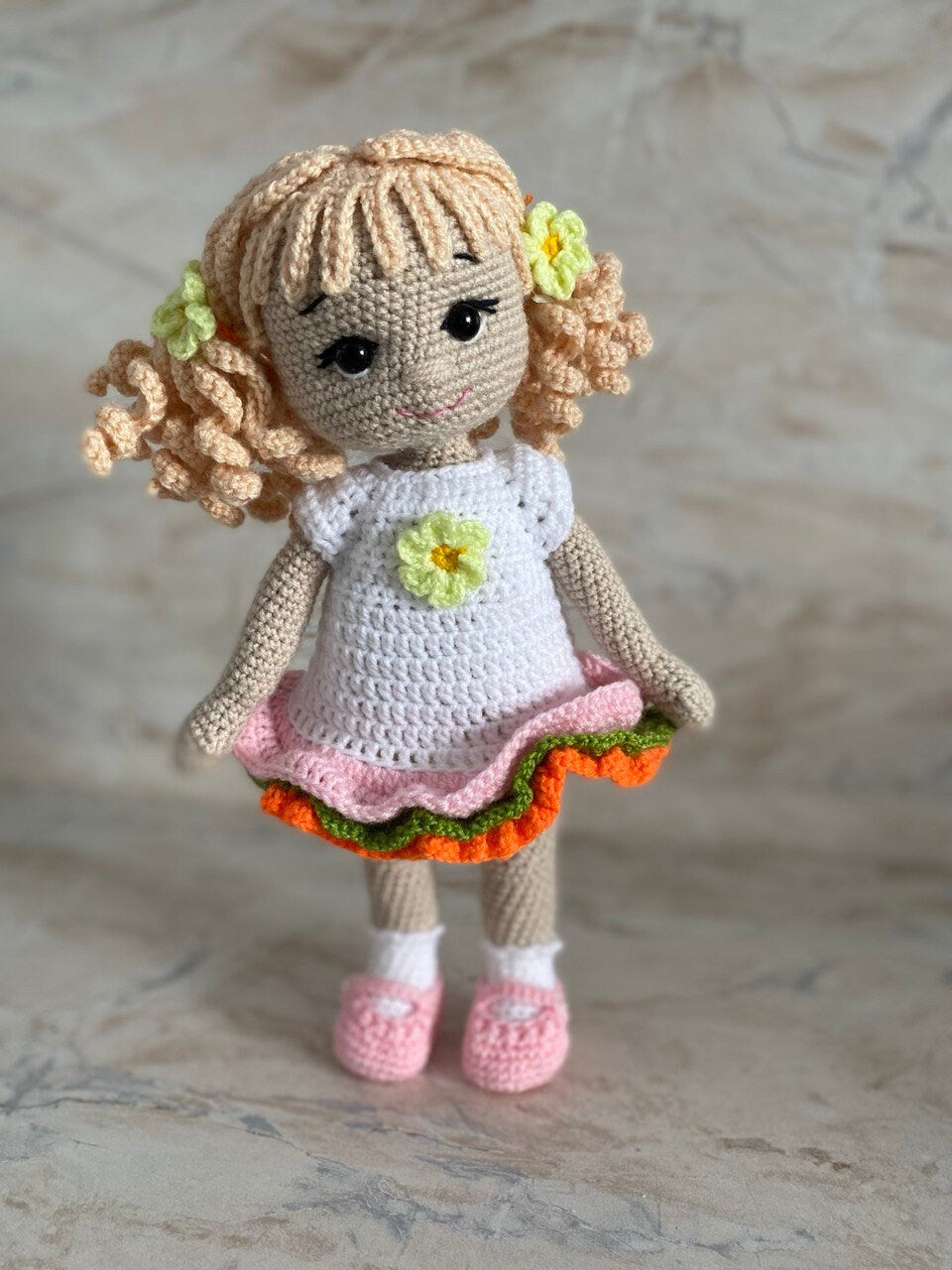 Custom doll handmade with clothes