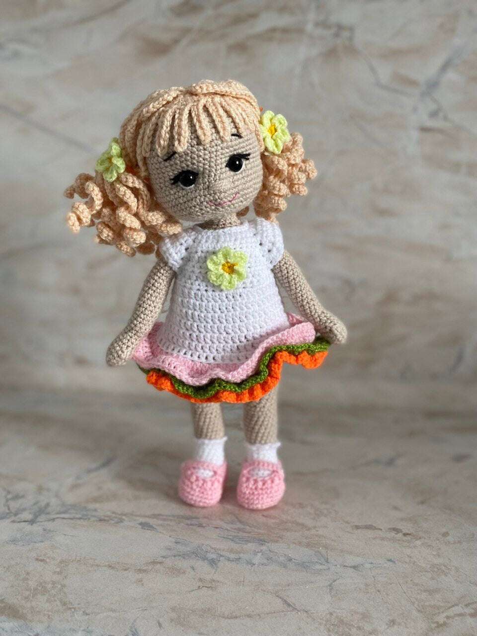 Custom doll handmade with clothes