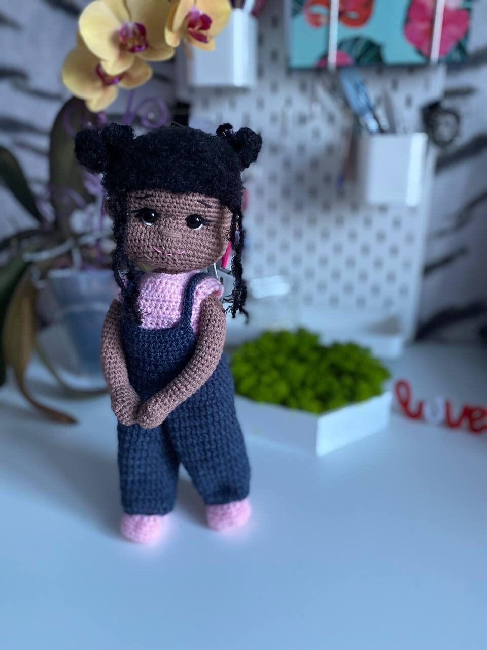 Custom doll handmade with clothes