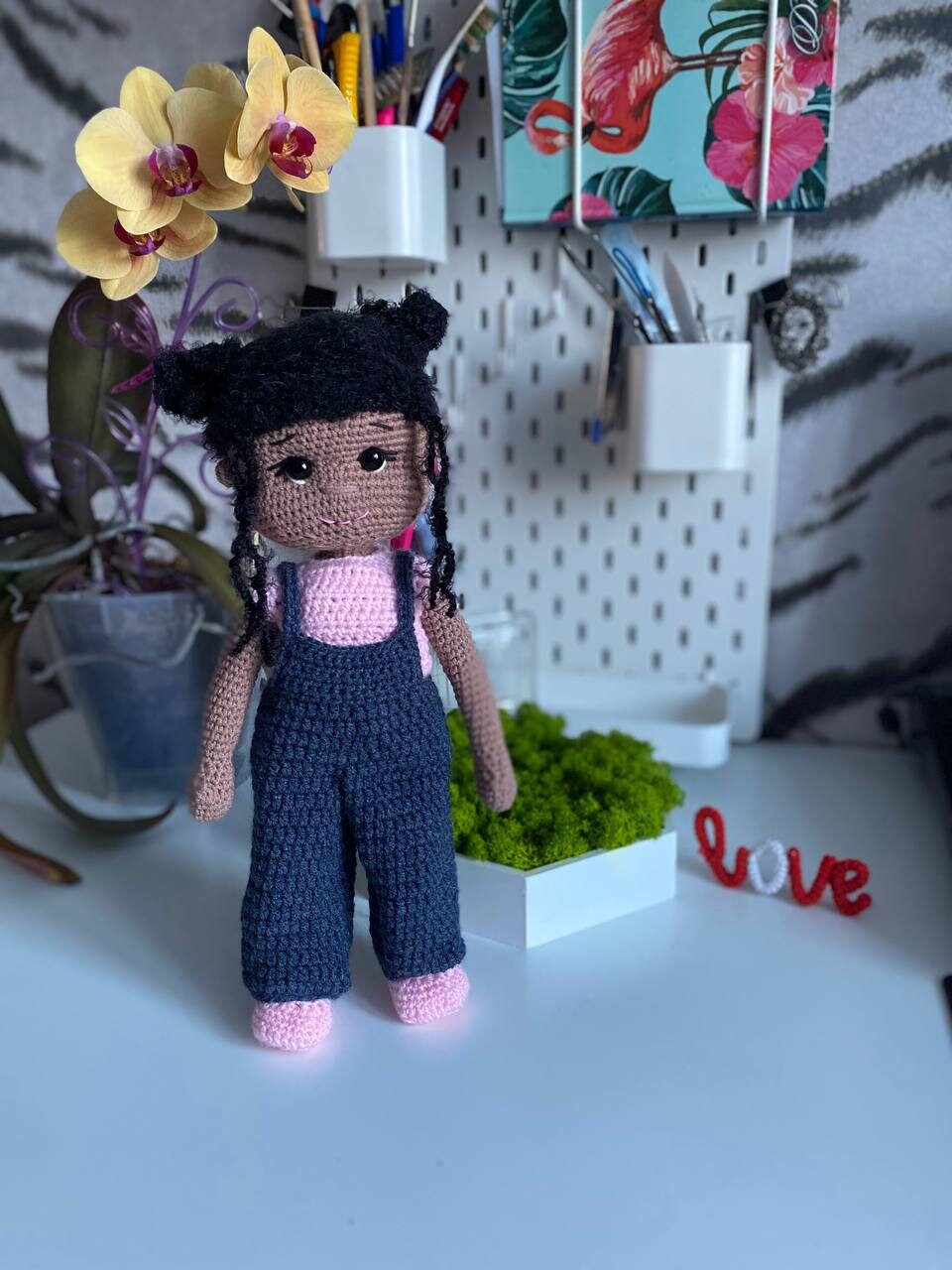 Custom doll handmade with clothes