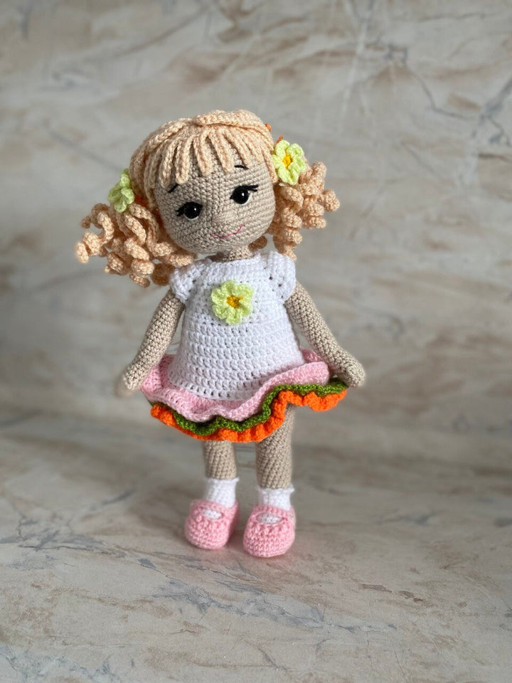 Custom doll handmade with clothes