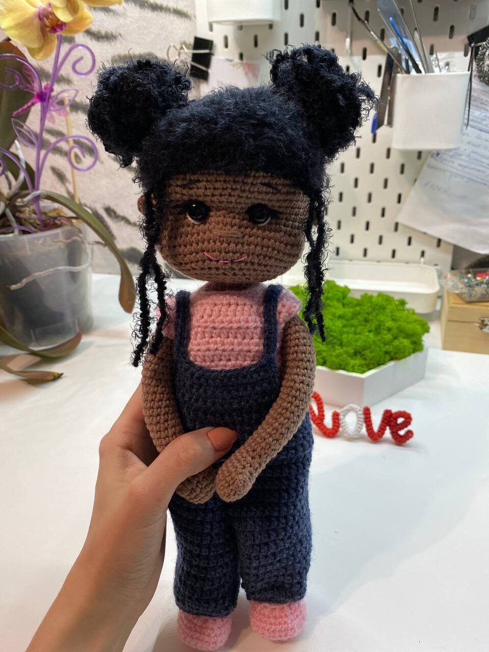 Custom doll handmade with clothes