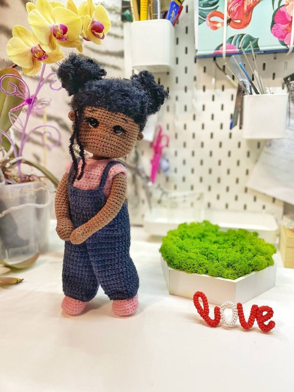 Custom doll handmade with clothes