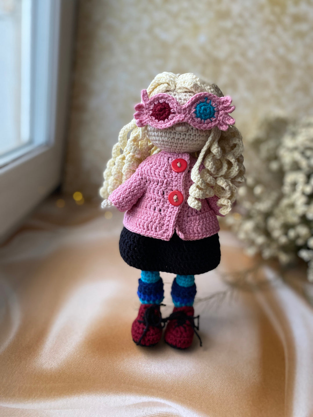 Luna Lovegood is a doll for a girl with removable clothes, Game doll, Handmade