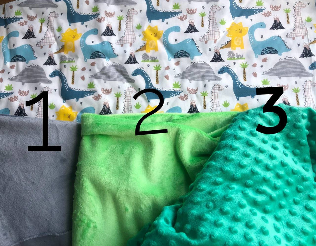 dinosaur lovey blanket, Dino baby lovey, triceratops plush for baby, stuff pterodactyl blanket, dinosaur baby shower gift, Dino nursery