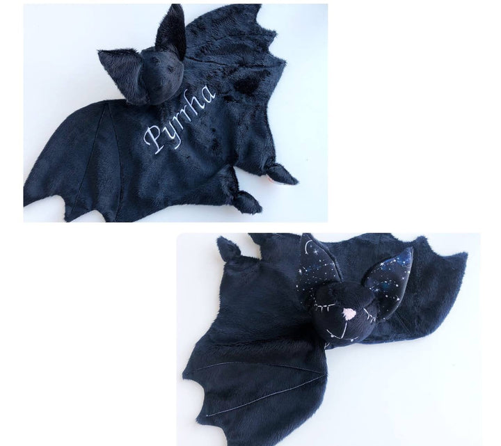 Personalized goth baby gift blanket