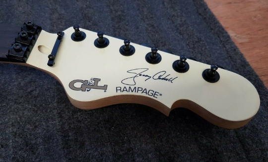Jerry Cantrell signature style guitar decal for musicians and collectors