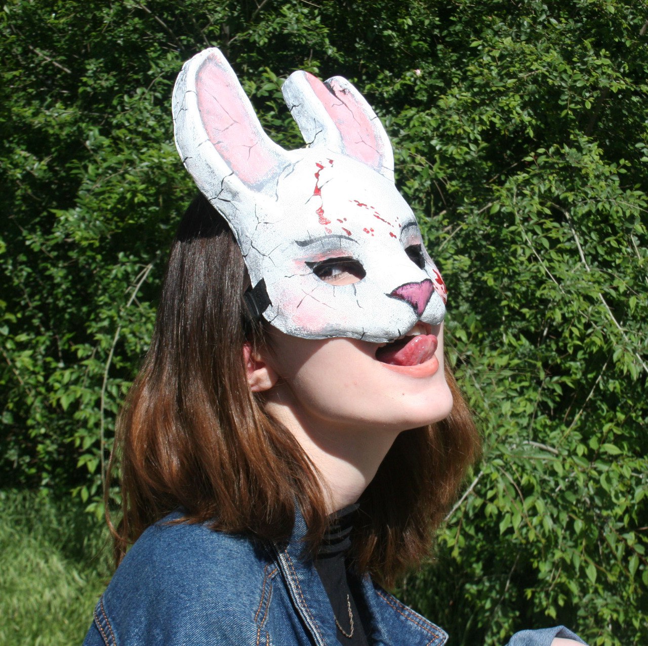 Dead by Daylight Huntress Mask Cosplay – Wearable Gaming Costume