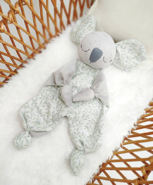Personalised baby lovey blanket, koala lovey, baby koala plush, koala security blanket
