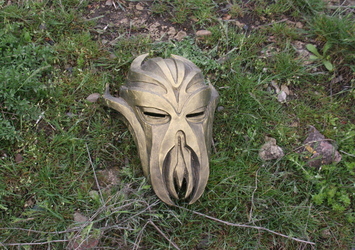 Skyrim Dragonborn Miraak Morokei Konahrik Dragon Priest Mask Miraak's mask Inspired Wearable cosplay Birthday gift