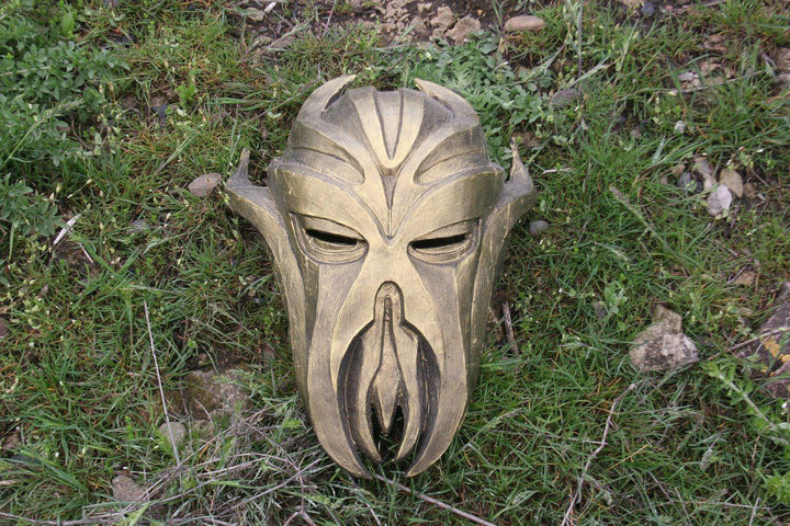 Skyrim Dragonborn Miraak Morokei Konahrik Dragon Priest Mask Miraak's mask Inspired Wearable cosplay Birthday gift