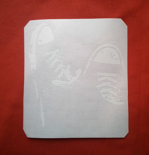 Guitar sticker vinyl sneakers shoes punk rock style decal Stratocaster label | Kenesberem